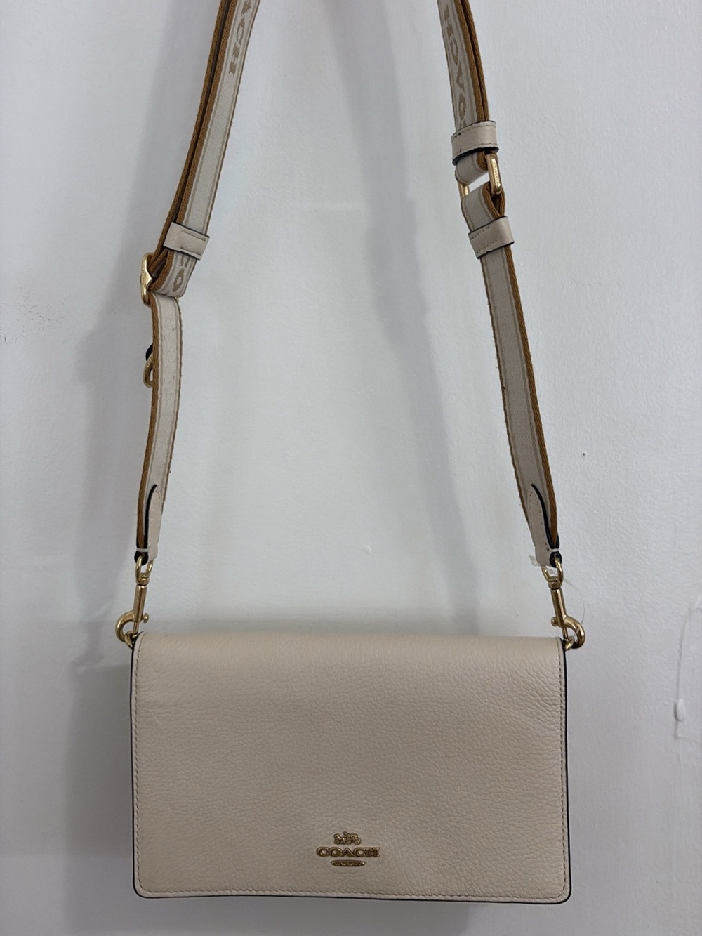 Coach Anna foldover crossbody clutch